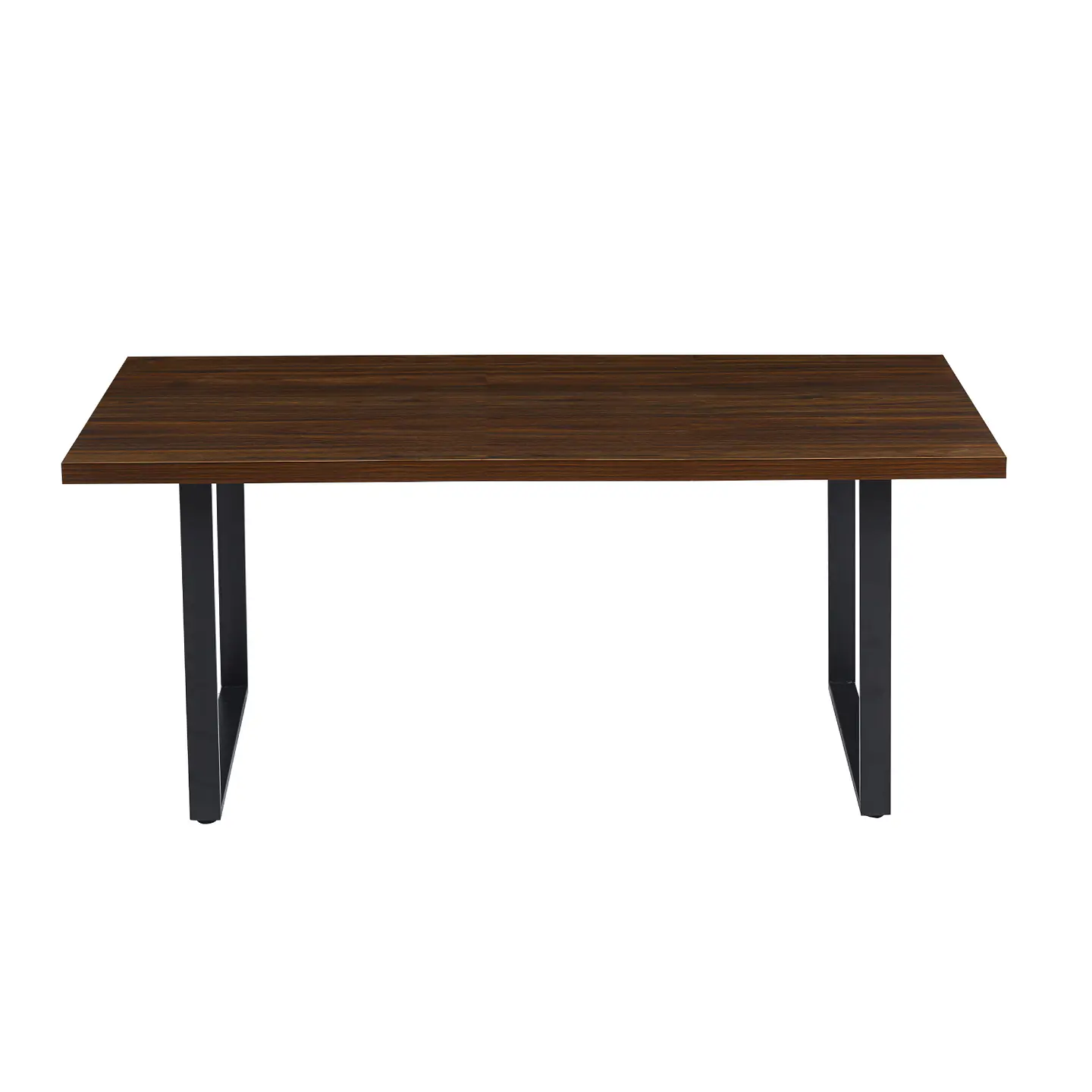Mesa de Comedor Estilo Industrial 160x90 - Madera Oscura Walnut 4