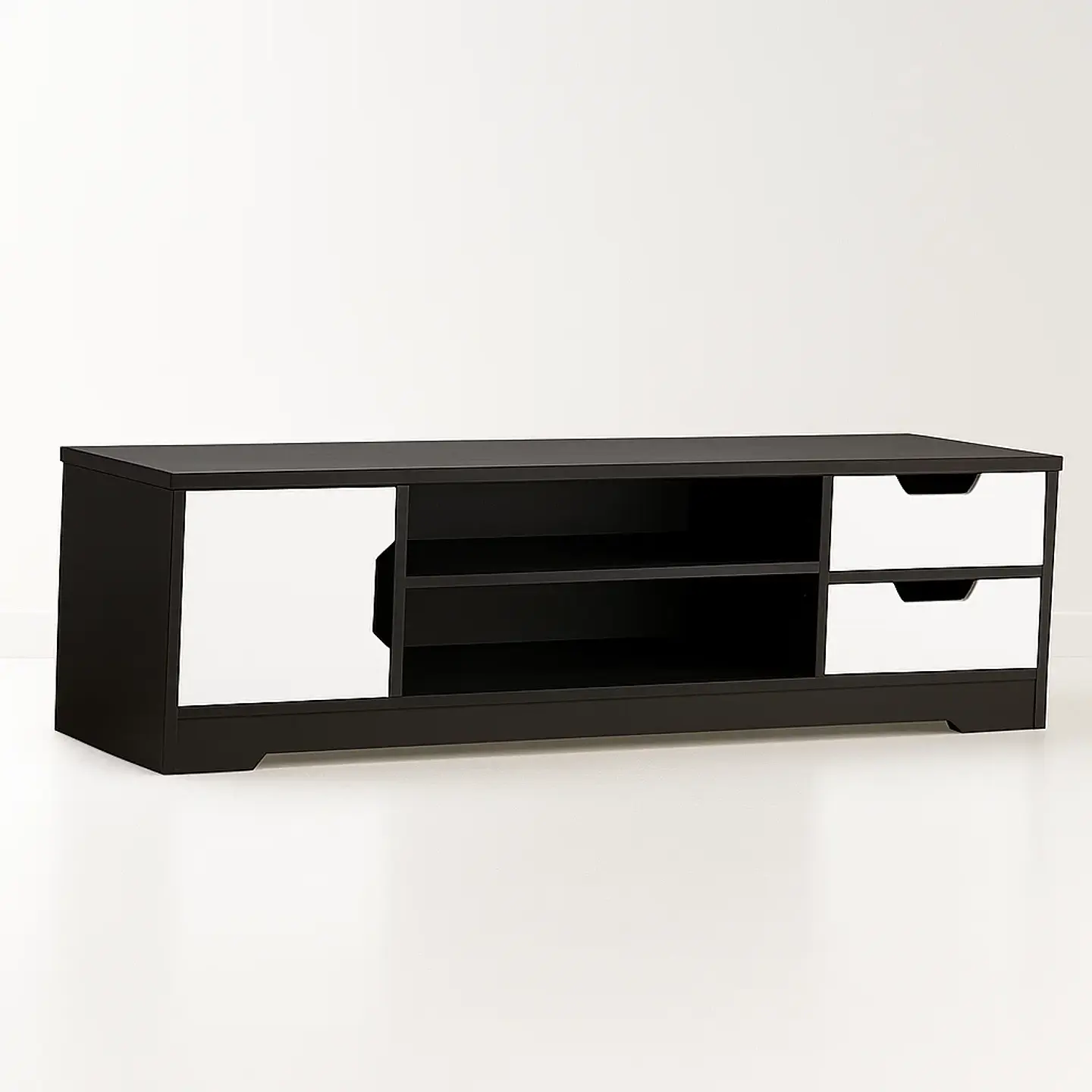 Rack de TV o Buffet con Cajones Night Black 1