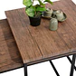 Mesa de centro doble rectangular - Madera clara - Miniatura 3