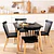 Comedor Mesa Eames Cuadrada de 80cms+ 4 Sillas Windsor 
