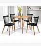 Comedor Mesa Eames Cuadrada de 80cms+ 4 Sillas Windsor  - Miniatura 7