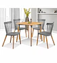 Comedor Mesa Eames Cuadrada de 80cms+ 4 Sillas Windsor  - Miniatura 8