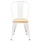 Silla Tolix con asiento de madera - Miniatura 5
