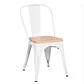Silla Tolix con asiento de madera - Miniatura 6