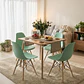 Comedor Mesa Eames Cuadrada  + 4 Sillas Eames  - Miniatura 3