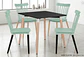 Juego de Comedor Mesa Eames Cuadrada 80 cm + 4 Sillas Windsor - Miniatura 11