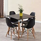 Comedor Mesa Eames Cuadrada  + 4 Sillas Eames  - Miniatura 5