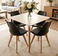 Comedor Mesa Eames Cuadrada  + 4 Sillas Eames  - Miniatura 8