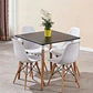 Comedor Mesa Eames Cuadrada  + 4 Sillas Eames  - Miniatura 11