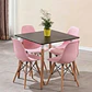 Comedor Mesa Eames Cuadrada  + 4 Sillas Eames  - Miniatura 15