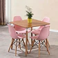 Comedor Mesa Eames Cuadrada  + 4 Sillas Eames  - Miniatura 16