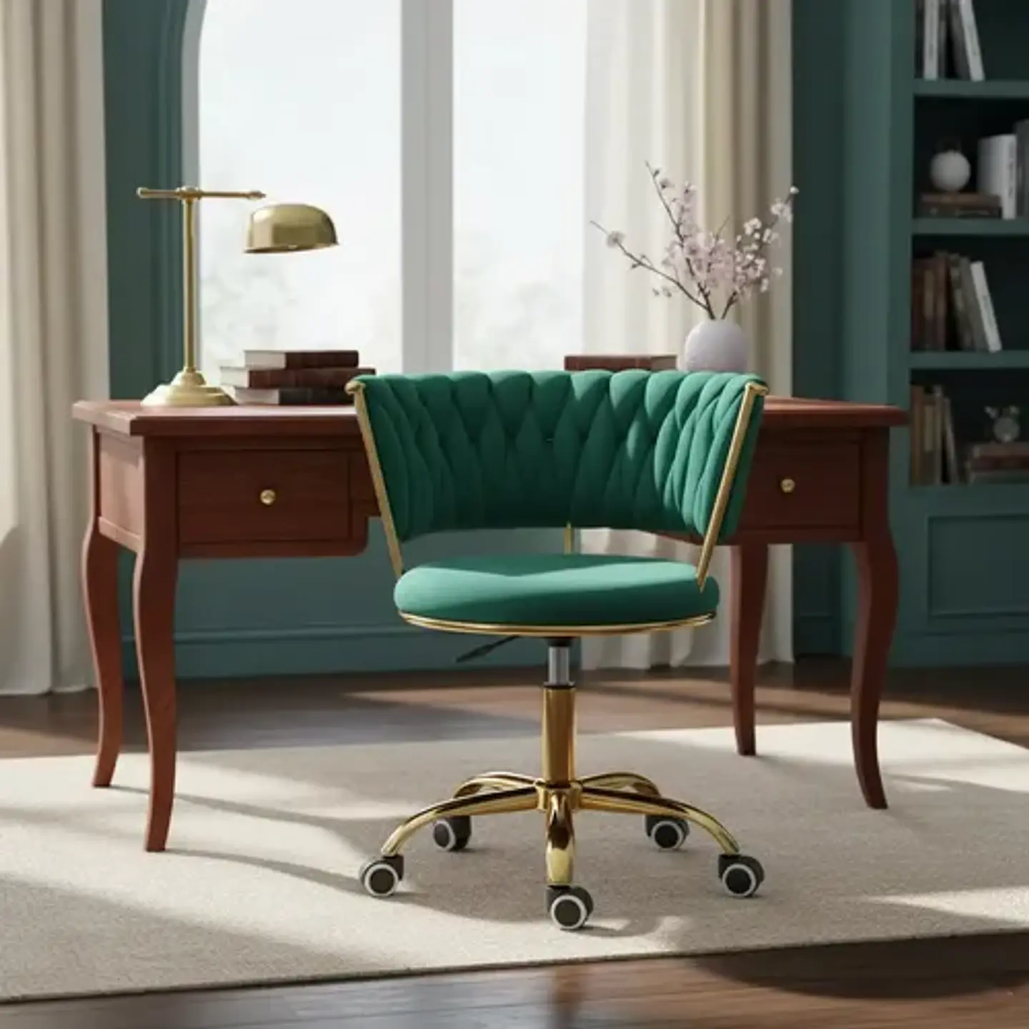 Silla De Escritorio/tocador Elegante Queen Lite 5