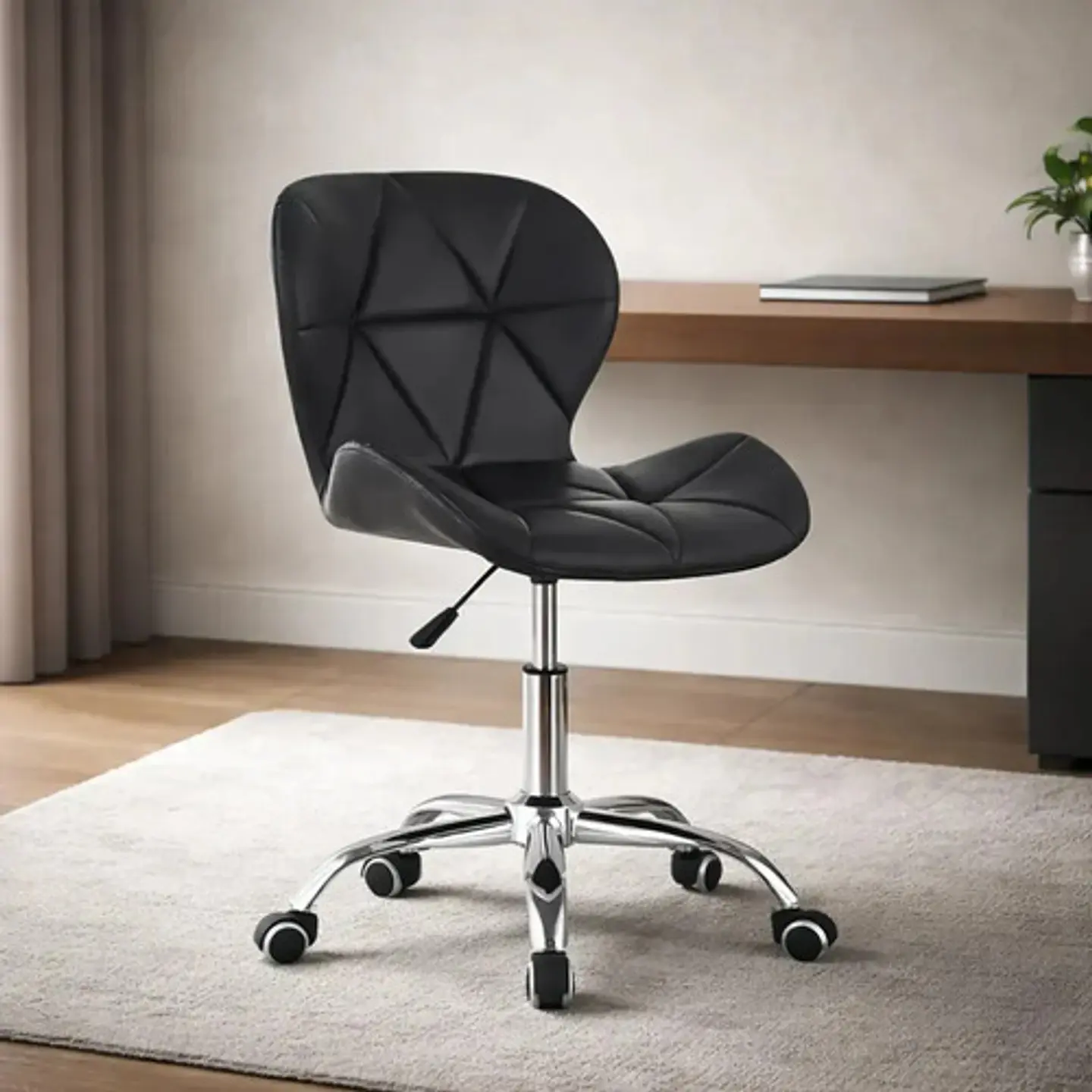 Silla De Escritorio Acolchada Diseño Mariposa 2