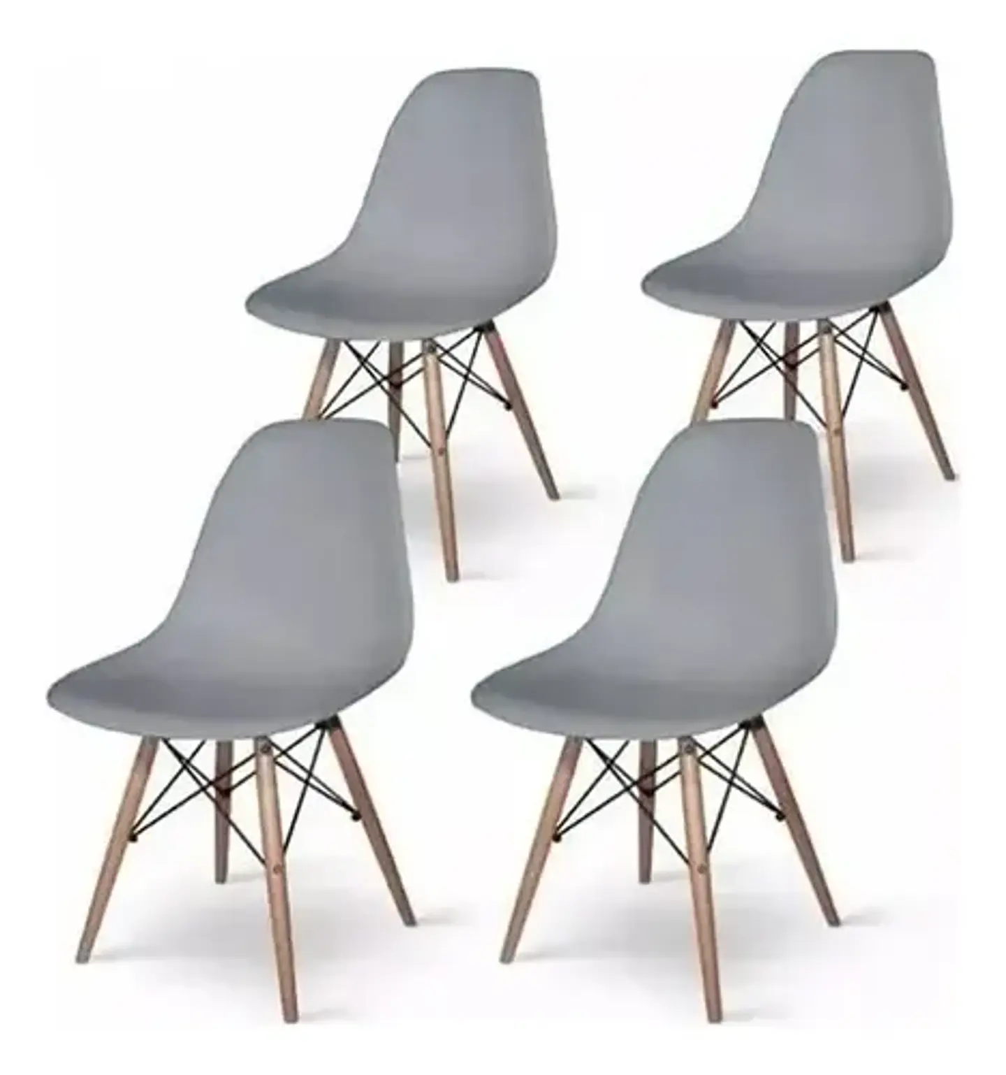 Pack 4 De Sillas Eames Clasicas 6
