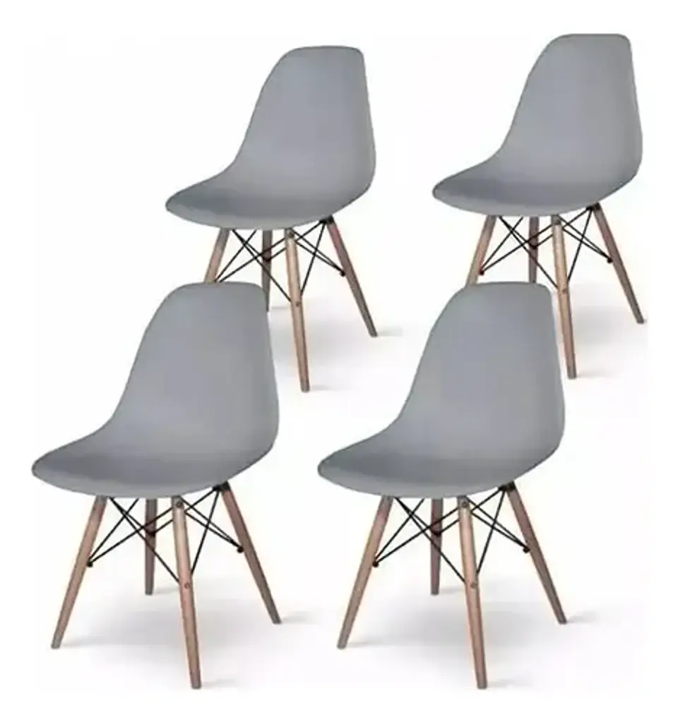Pack 4 De Sillas Eames Clasicas 6