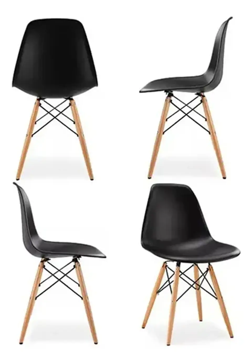 Pack 4 De Sillas Eames Clasicas 14