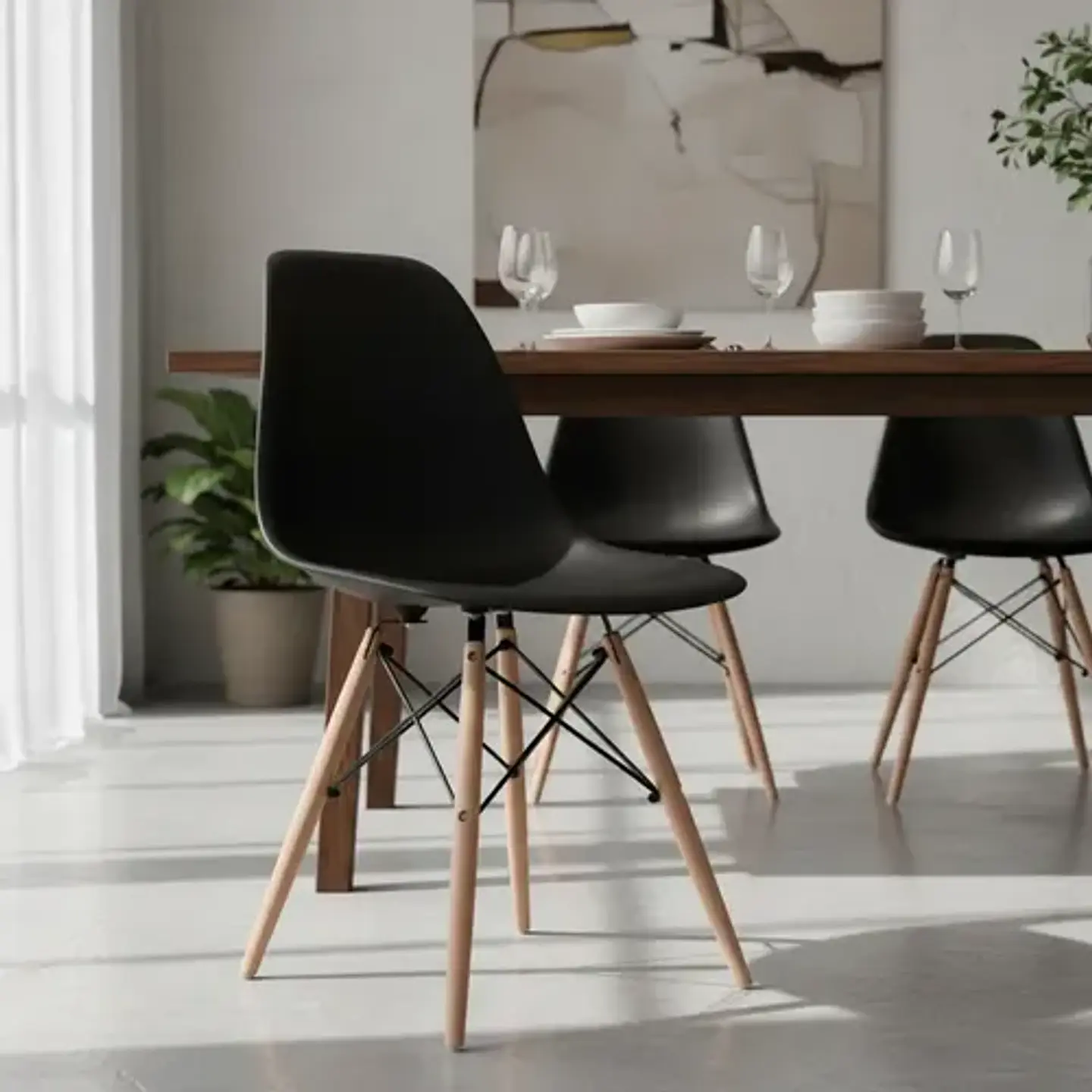 Pack 4 De Sillas Eames Clasicas 15
