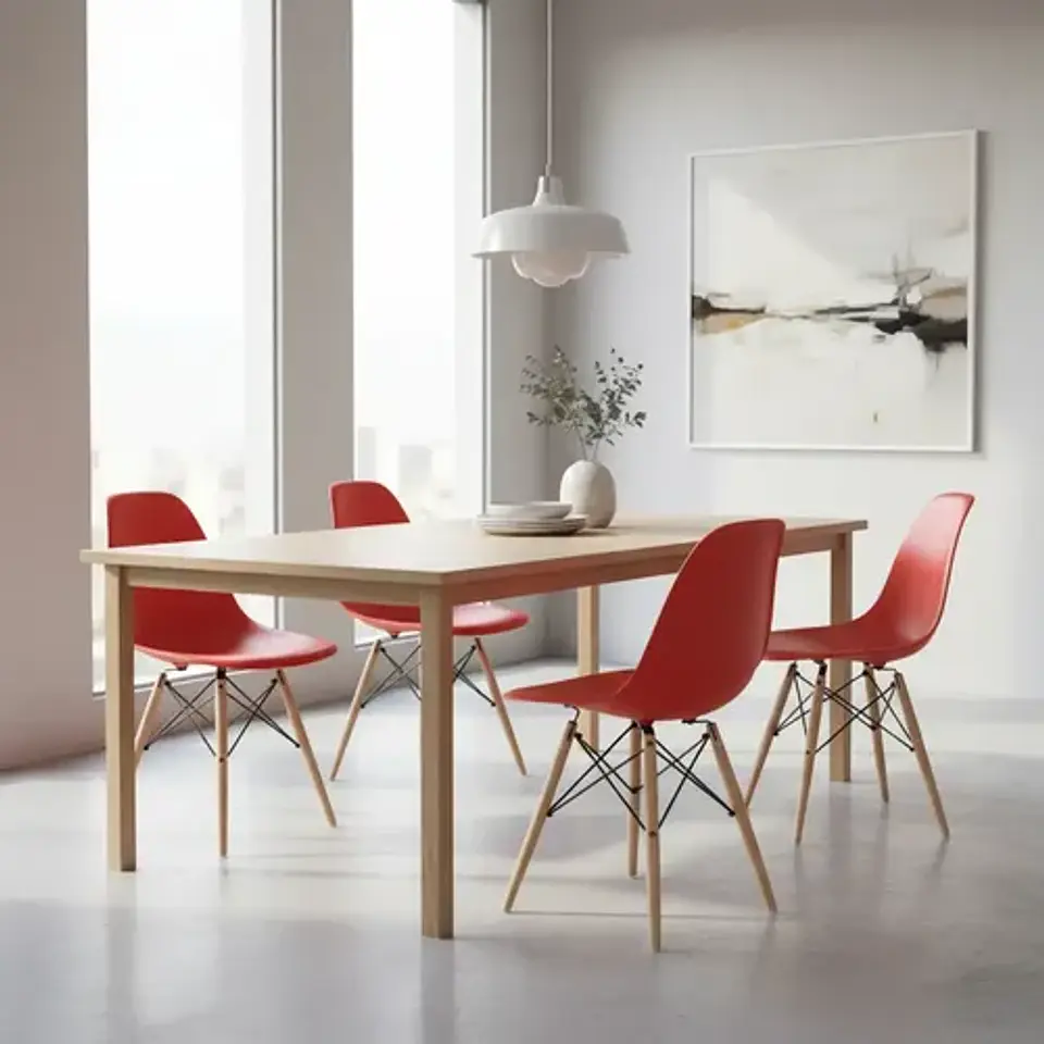 Pack 4 De Sillas Eames Clasicas 19
