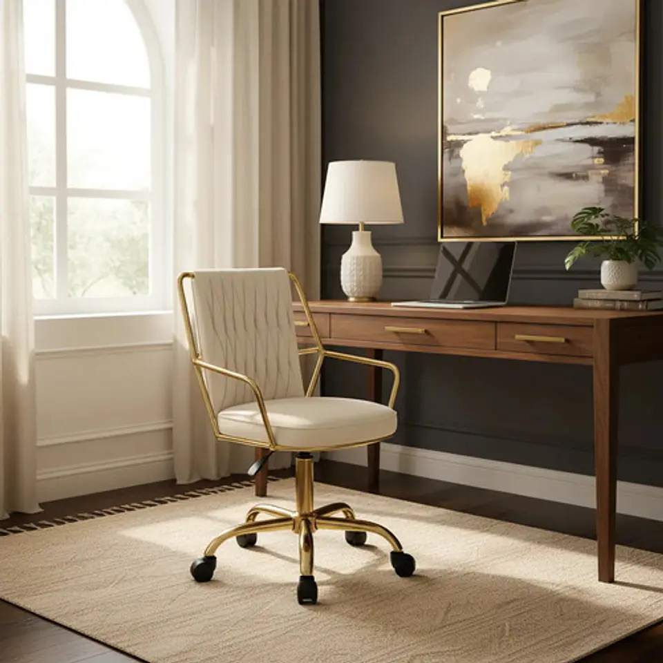 Silla De Oficina Aura Gold Ergonómica 12