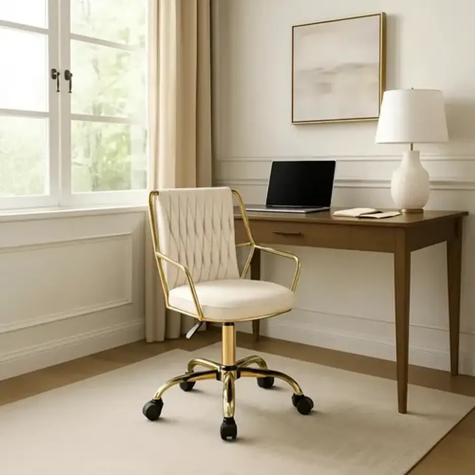 Silla De Oficina Aura Gold Ergonómica 13