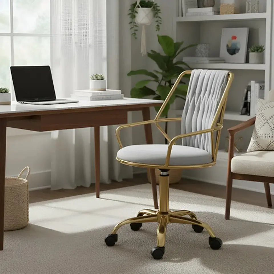 Silla De Oficina Aura Gold Ergonómica 16