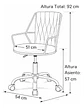 Silla De Oficina Aura Gold Ergonómica - Miniatura 18