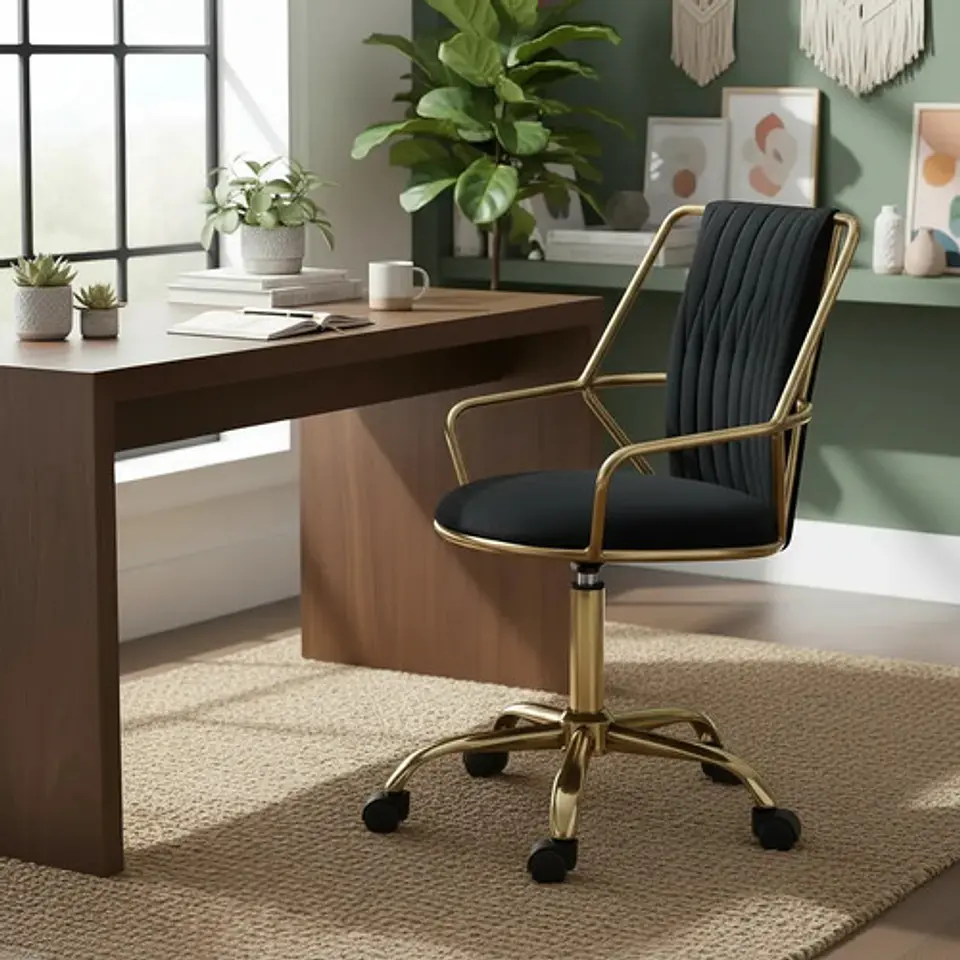 Silla De Oficina Aura Gold Ergonómica 24