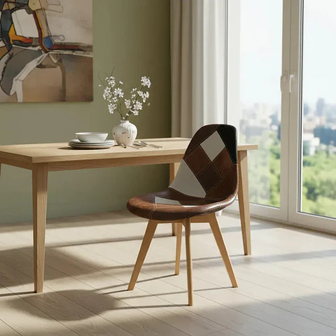 Silla Patchwork Ecocuero