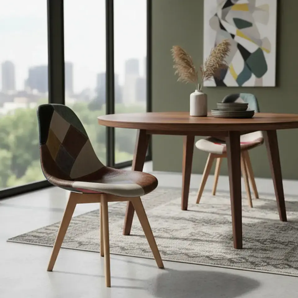 Silla Patchwork Ecocuero 4