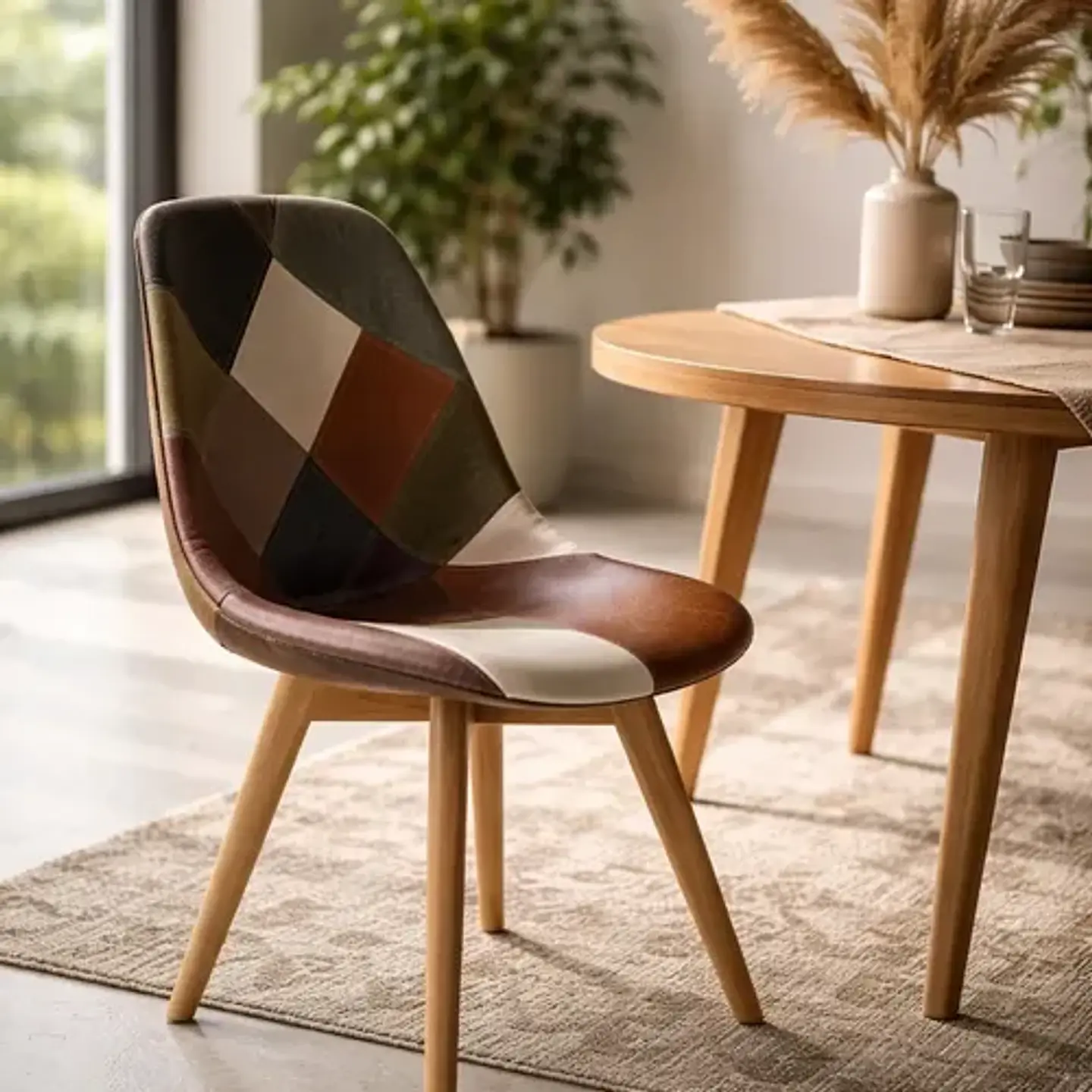 Silla Patchwork Ecocuero 6