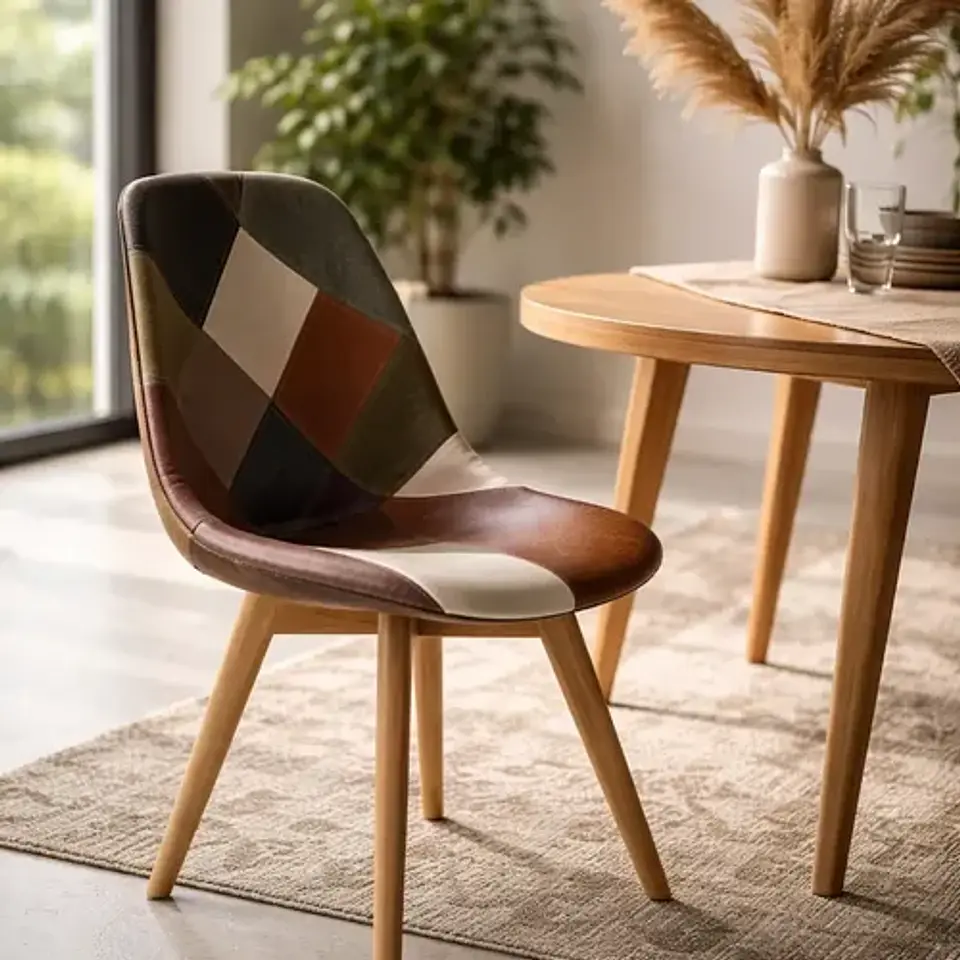 Silla Patchwork Ecocuero 6