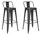 Pack 2 Taburetes Metálicos Tolix 66 Cm Color Negro - Miniatura 1