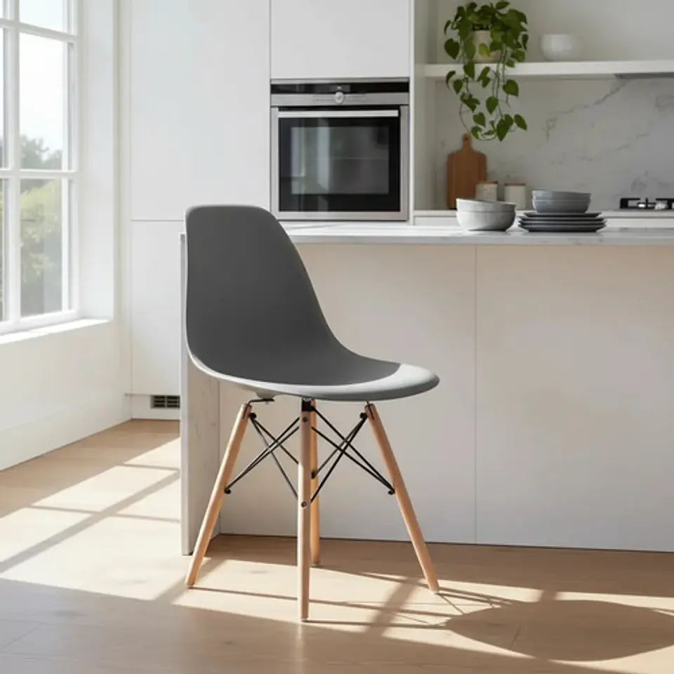 Silla De Comedor Eames Clásica 14