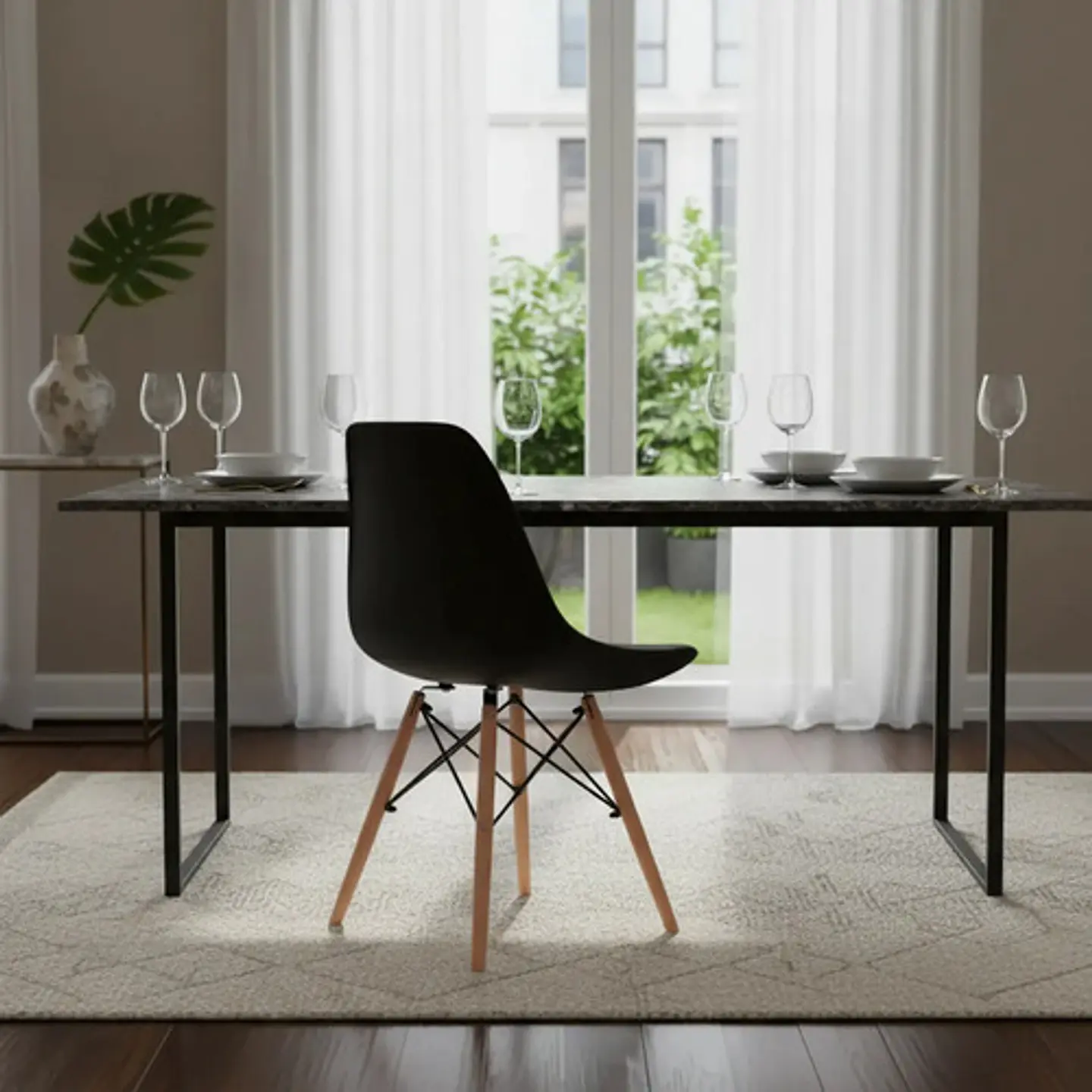 Silla De Comedor Eames Clásica 19