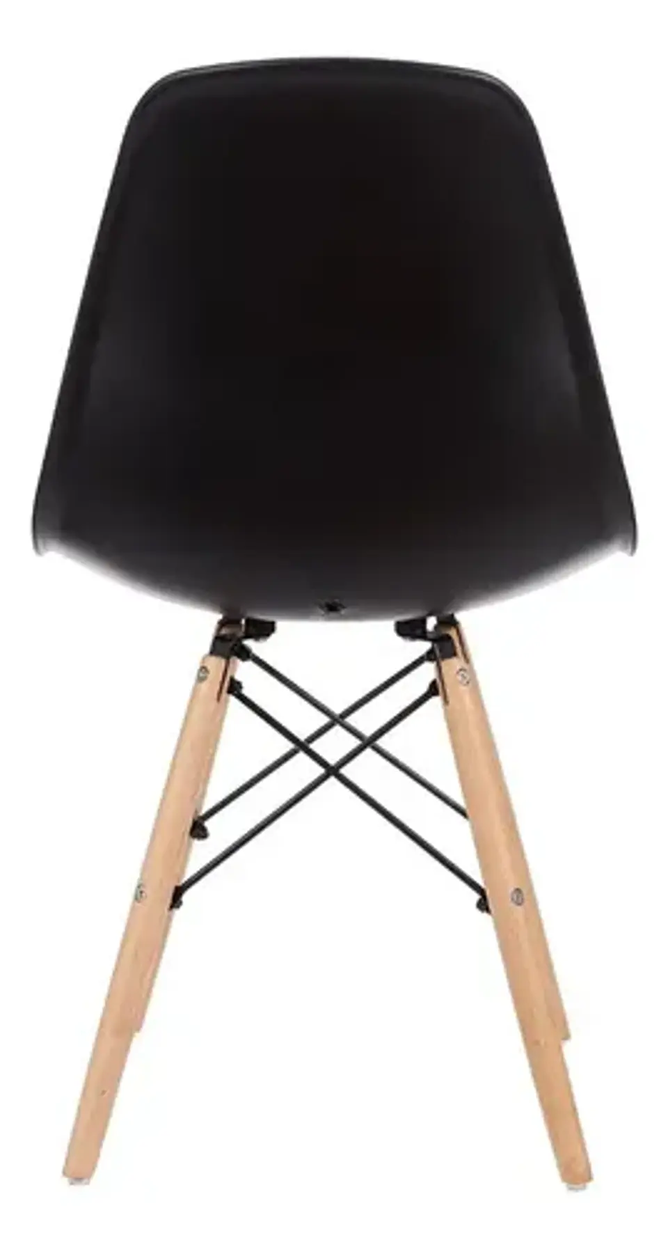Set De 6 Sillas Negras Charles Eames 3
