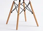Set De 6 Sillas Negras Charles Eames - Miniatura 4