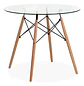 Mesa Eames Redonda Vidrio 100cm - Miniatura 2