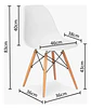 Set De 6 Sillas Negras Charles Eames - Miniatura 4