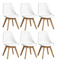 Pack 6 Sillas Tulip / Eames Acolchadas - Miniatura 9