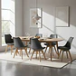 Pack 6 Sillas Tulip / Eames Acolchadas - Miniatura 32
