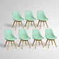 Pack 6 Sillas Tulip / Eames Acolchadas - Miniatura 40