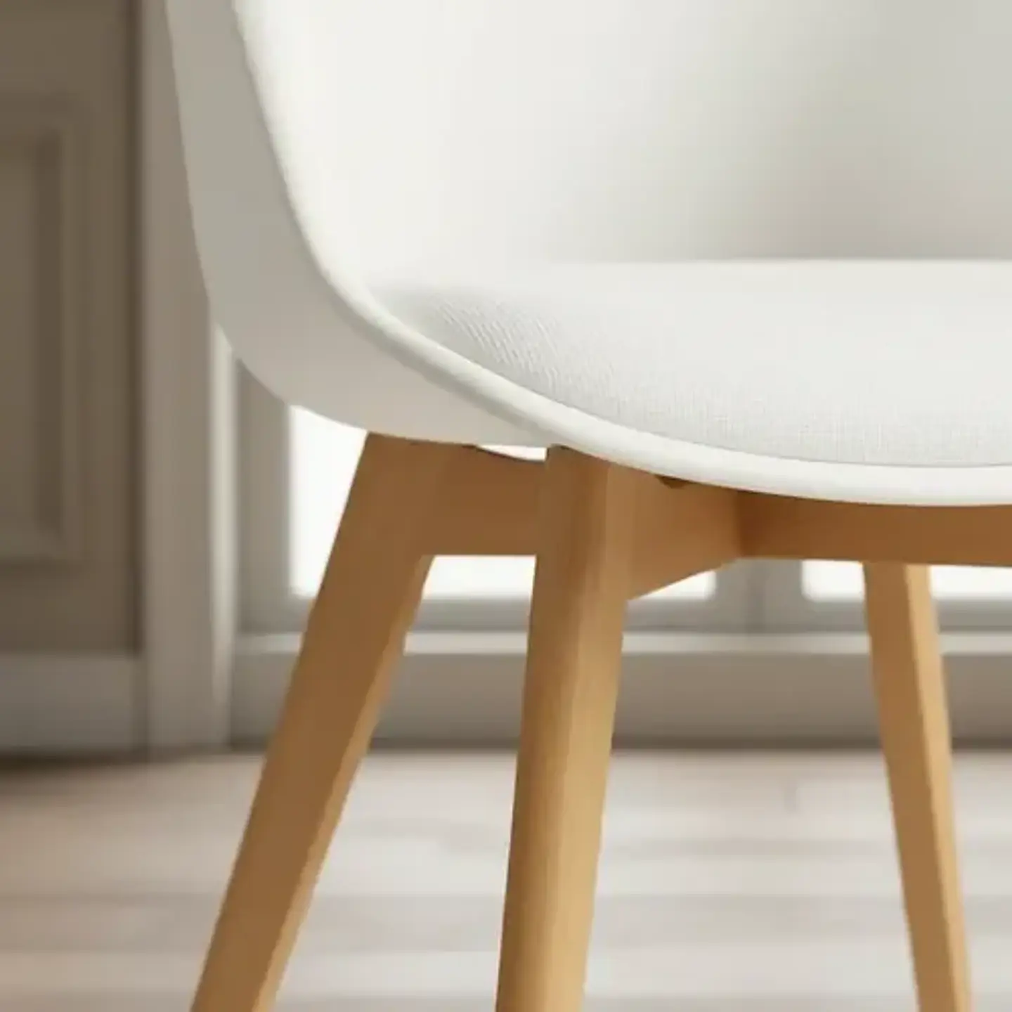 Sillon Butaca Eames Ecocuero Wood Con Cojin 3