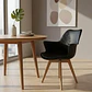 Sillon Butaca Eames Ecocuero Wood Con Cojin - Miniatura 5