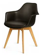 Sillon Butaca Eames Ecocuero Wood Con Cojin - Miniatura 7