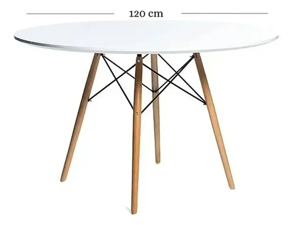 Mesa Redonda Eames 120cm Melamina / Coricori Spa 3