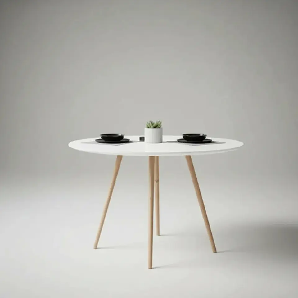 Mesa Redonda Eames 120cm Melamina / Coricori Spa 6
