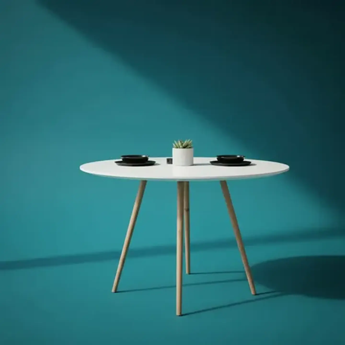 Mesa Redonda Eames 120cm Melamina / Coricori Spa 7