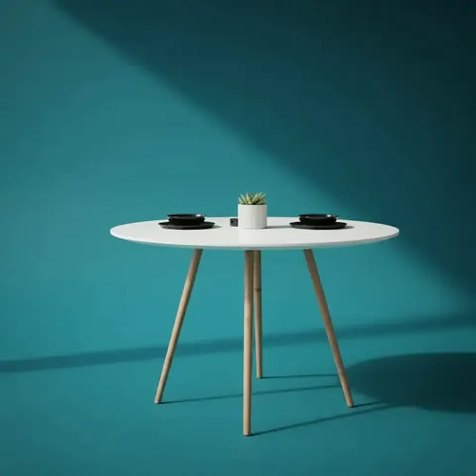 Mesa Redonda Eames 120cm Melamina / Coricori Spa 7