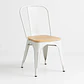 Silla Tolix Asiento Madera - Miniatura 6