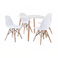 Juego de Comedor Mesa Eames Cuadrada + 4 Sillas Eames - Miniatura 20